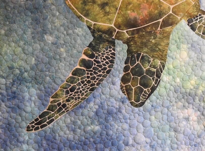 Bashful Honu Pattern by Sue Sherman available in Canada at The Quilt Store