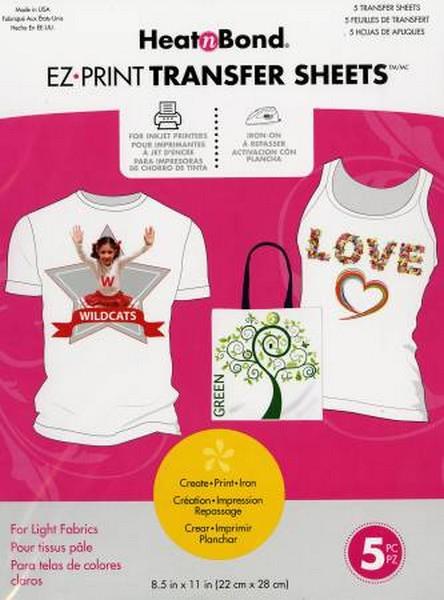 Heat-n-Bond Ink Jet Transfer Sheets Light