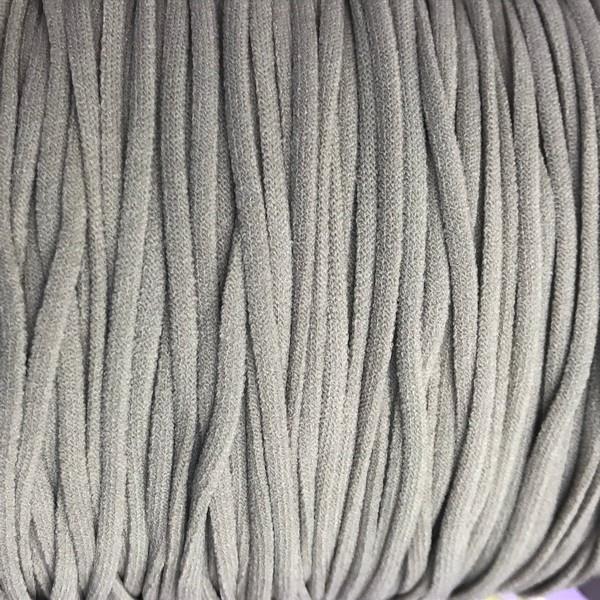 3mm Elastic Cord for Masks Grey