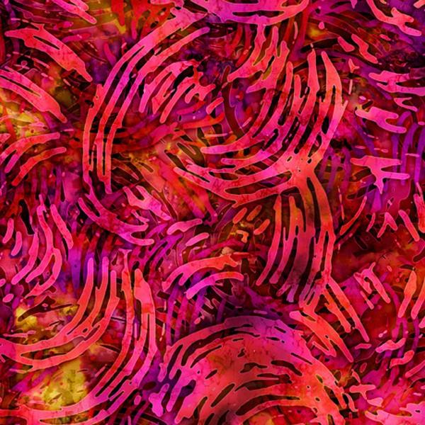 Tropicalia Swirl Geo Red