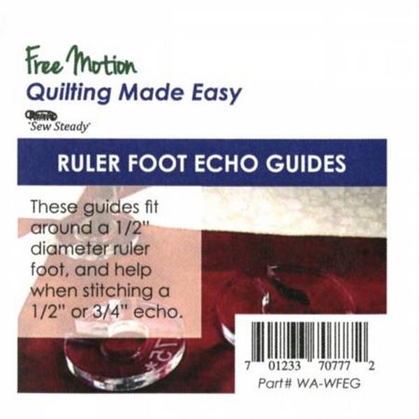 Westalee Ruler Foot Echo Guide - 3 Piece