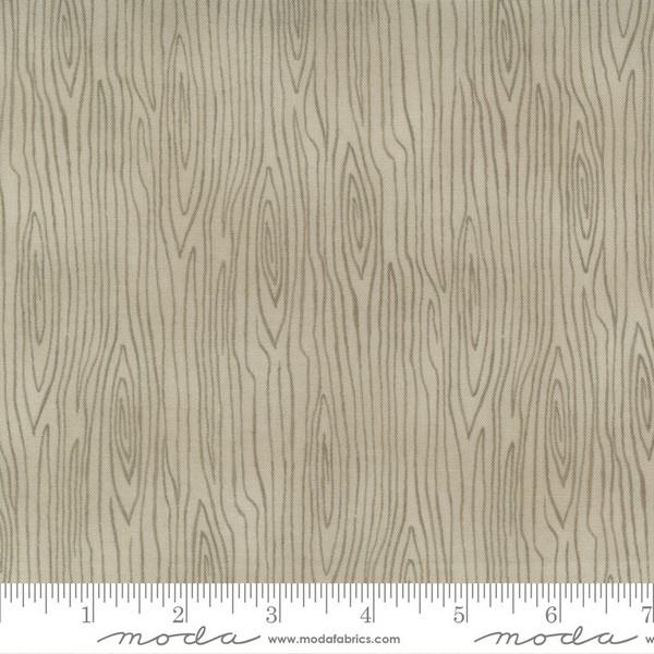 Effie's Woods Woodgrain Mushroom by Deb Strain for Moda available in Canada at The Quilt Store