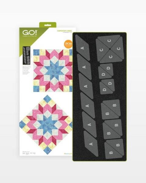 Accuquilt Carpenter's Wheel Block on Board Die available in Canada at The Quilt Store