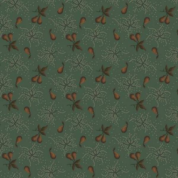 Right as Rain Blue Pear Orchard by Kim Diehl for Henry Glass & Co. available in Canada at The Quilt Store
