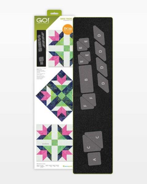 Accuquilt Goose Tracks Block on Board Die available in Canada at The Quilt Store