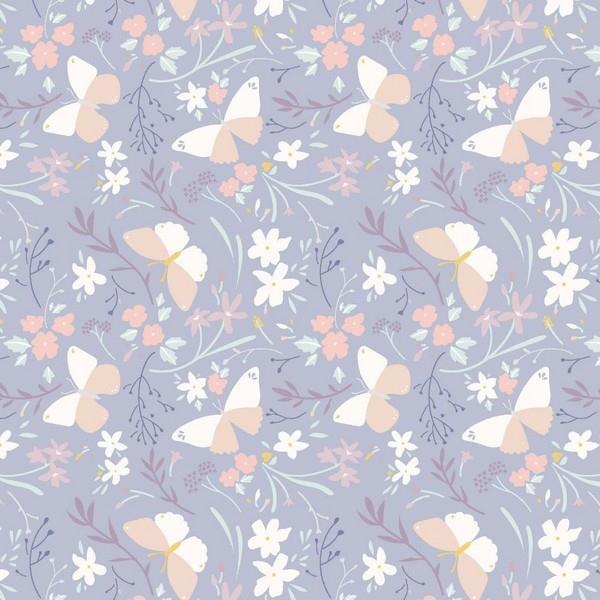 Heart of Summer Butterfly Dance Lilac Grey available in Canada at The Quilt Store