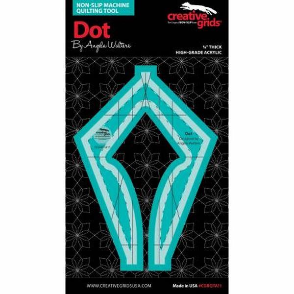 Creativ Grids Machine Quilting Ruler - Dots available at The Quilt Store in Canada