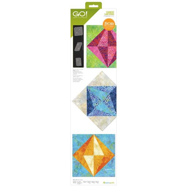 Accuquilt Chinese Lanters Block on Board Die available in Canada at The Quilt Store