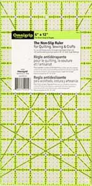 Omnigrip 6" x 12" Ruler available in Canada at The Quilt Store