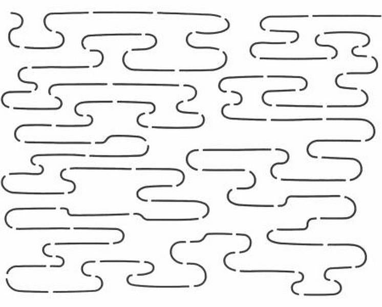 Pond Ripples Stencil available in Canada at The Quilt Store