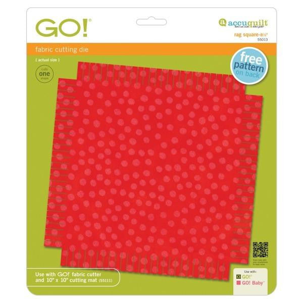 AccuQuilt Go! Fabric Cutting Dies-Rag Square 5-1/4