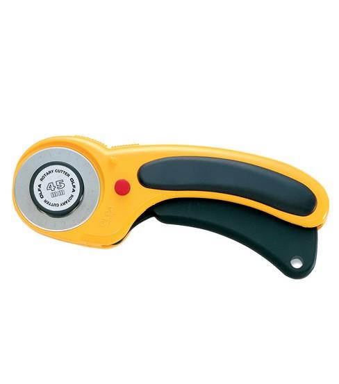 Olfa 45mm Ergonomic Rotary Cutter - Magenta