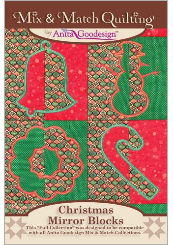 Anita Goodesign Christmas Mirror Block