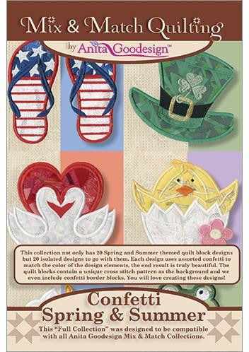 Anita Goodesign Confetti Spring