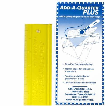 ADD-A-QUARTER PLUS RULER