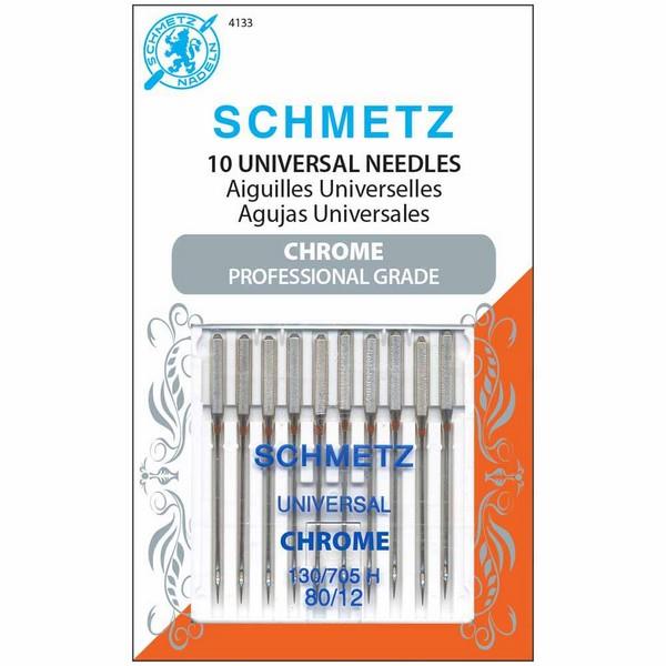 Schmetz Chrome Universal Needles 80/12 10 Count