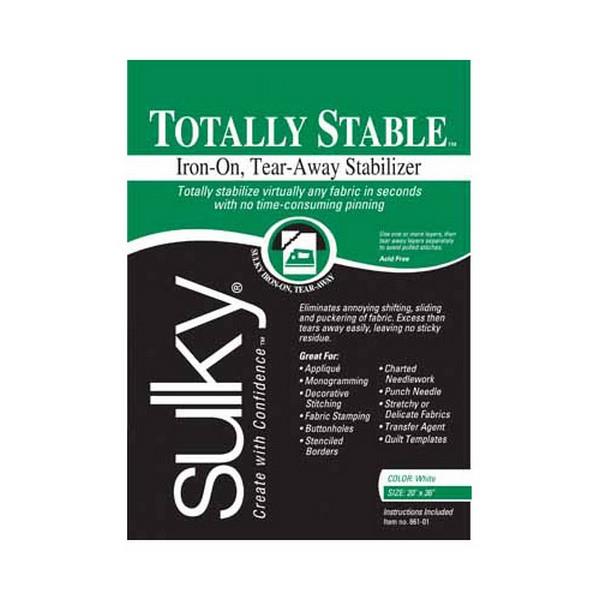 Sulky Totally Stable Tear-Away White available in Canada at The Quilt Store