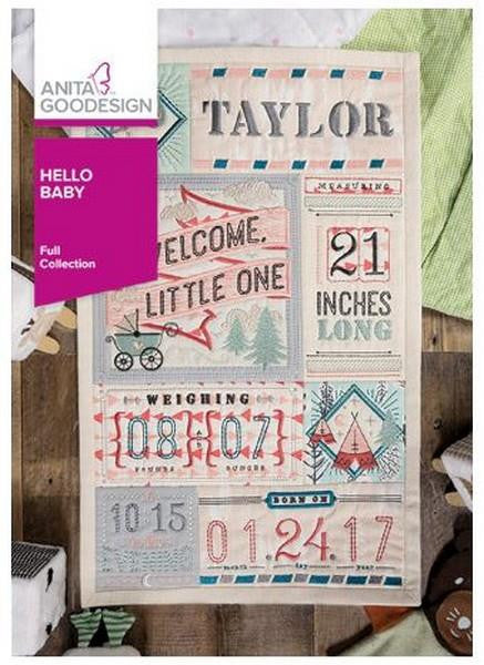 Anita Goodesign Hello Baby Quilt at The Quilt Store