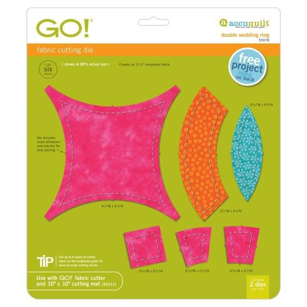 AccuQuilt Go! Double Wedding Ring 11 1/2" Finished