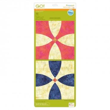 ACCUQUILT GO! FLOWERING SNOWBALL - 12" FINISHED