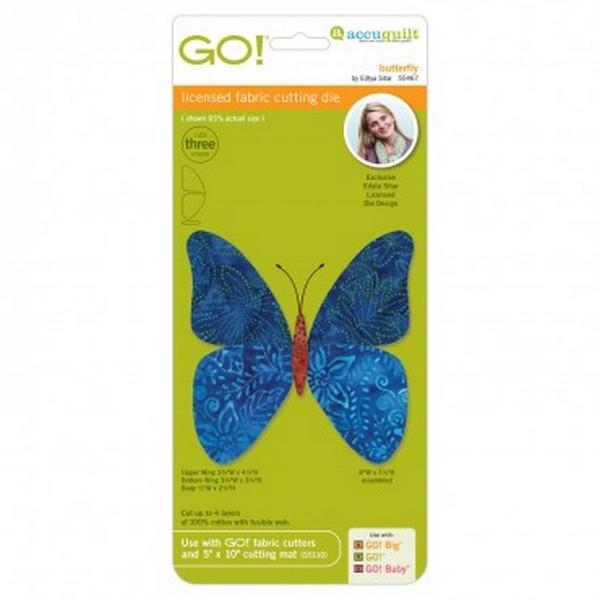 AccuQuilt Qo! Butterfly by Edyta Sitar available in Canada at The Quilt Store