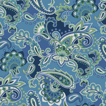 Dance at Dusk Paisley Blue