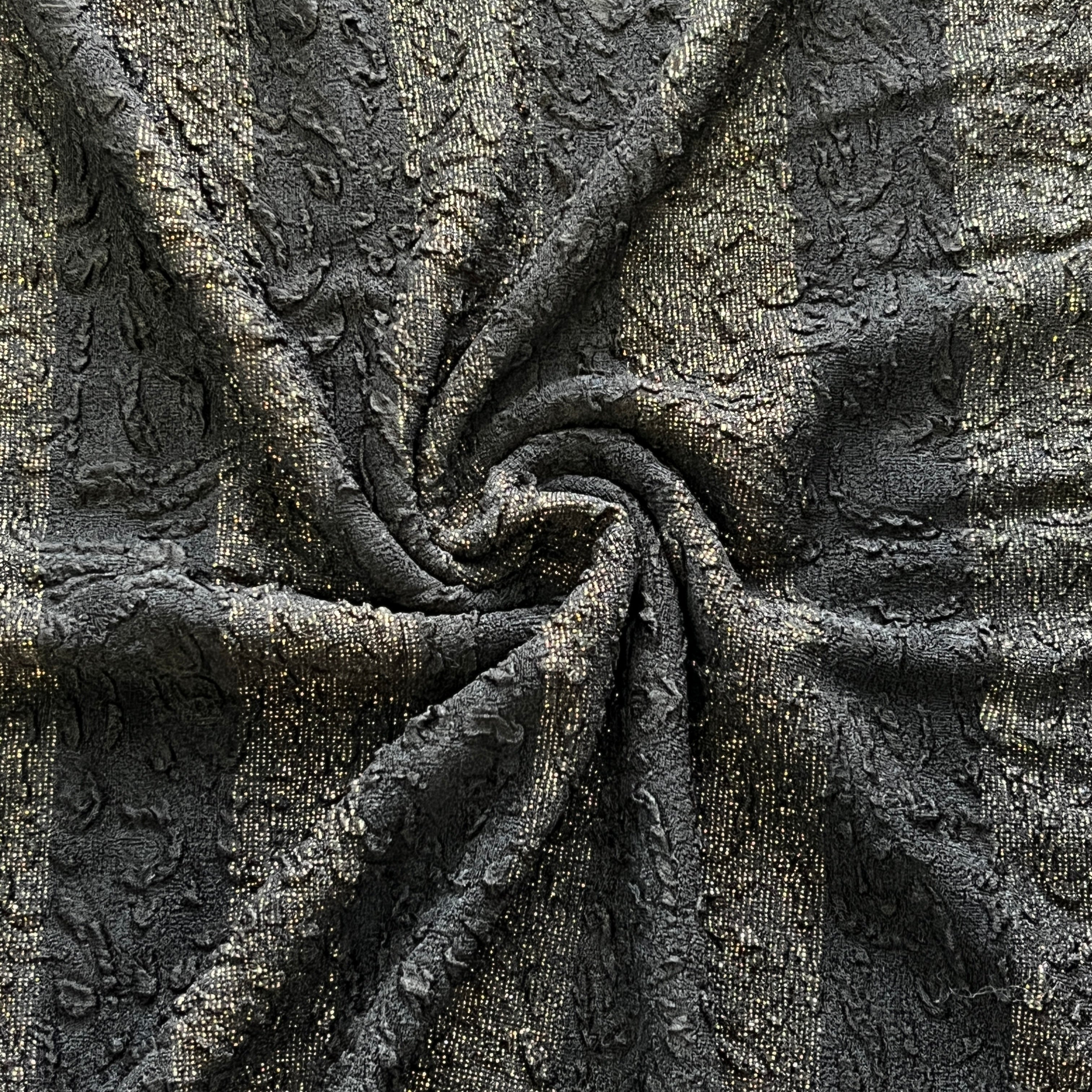 Metallic Stripe Stretch Knit