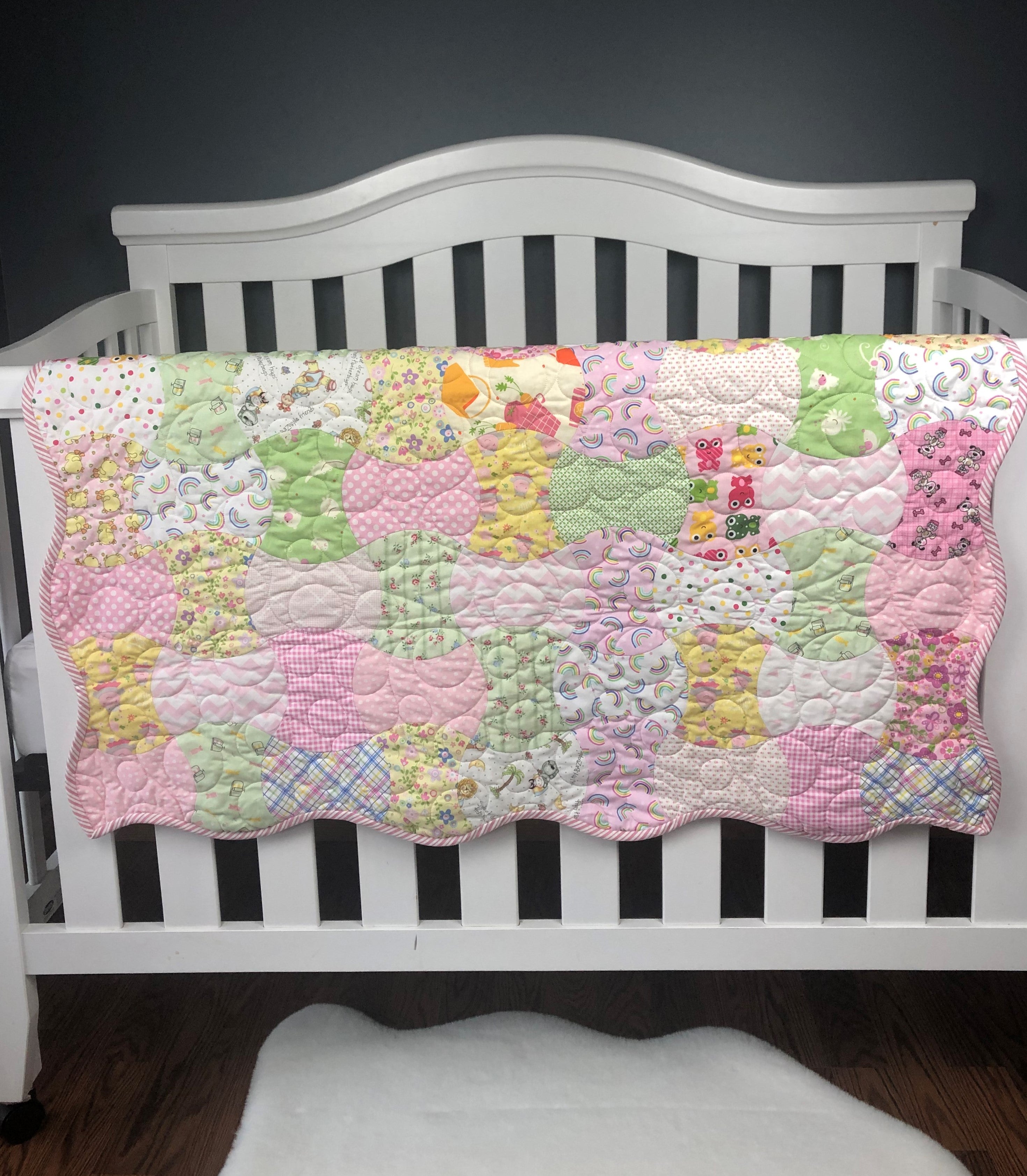 Scrappy Apple Core Baby Girl - Quilt Kit