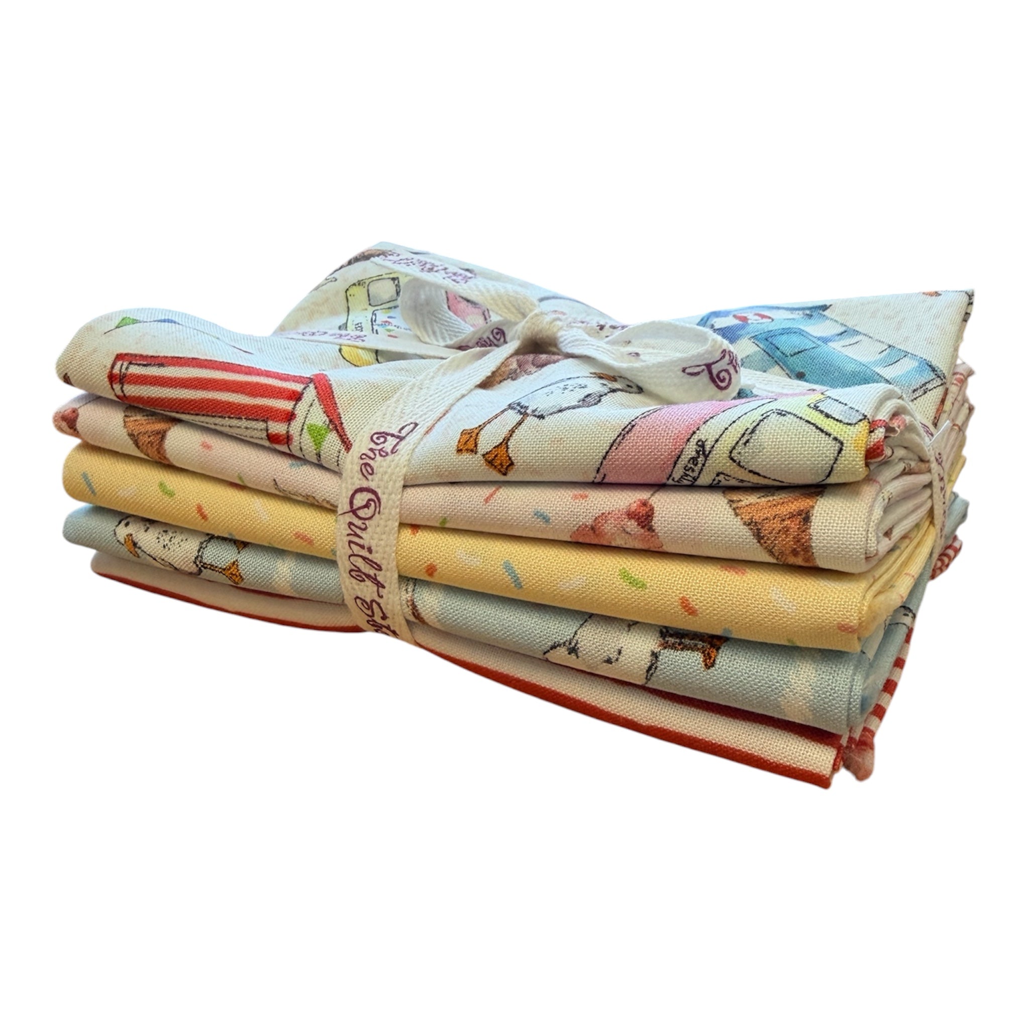 Sundaes by the Sea 5 Pc. Fat Quarter Bundle
