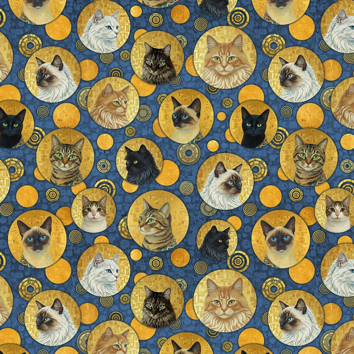 Klimty Cats Imperial Catitu - Golden