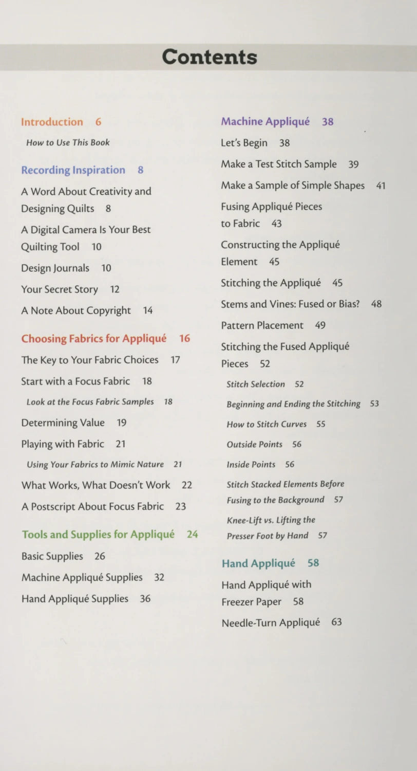 The Ultimate Applique Reference Tool