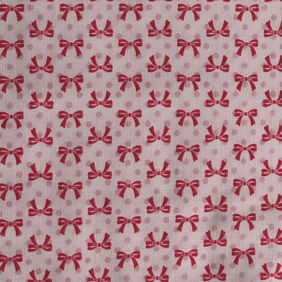 Dots and Posies Blush Bows