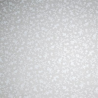 Muslin White White on White Floral Stems