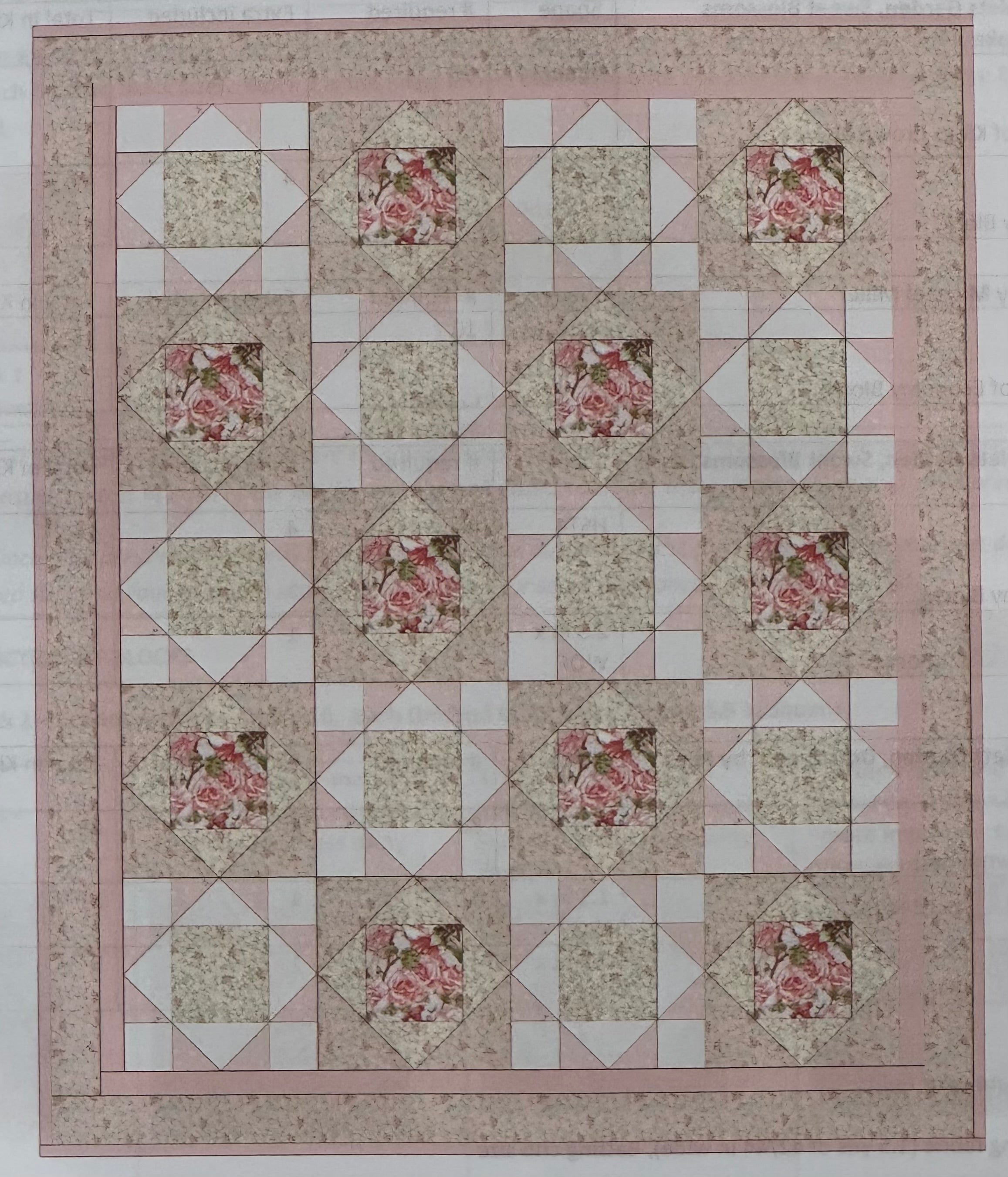 Fairy Garden Quilt Kit  Quilt Kit