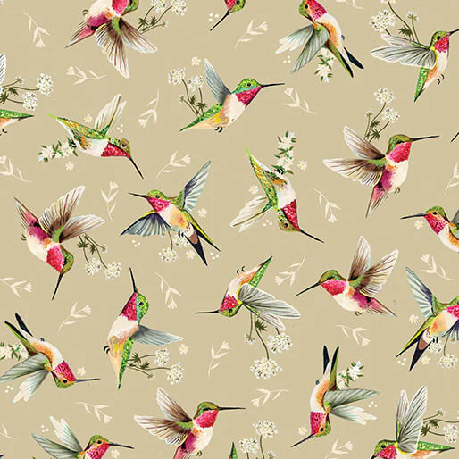 Into the Meadow Hummingbird Toss - Tan