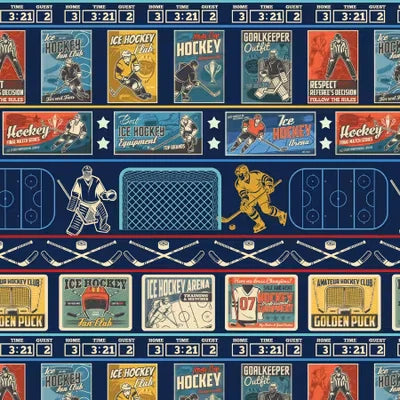 Ice Hockey 6 pc. Fat Quarter Bundle