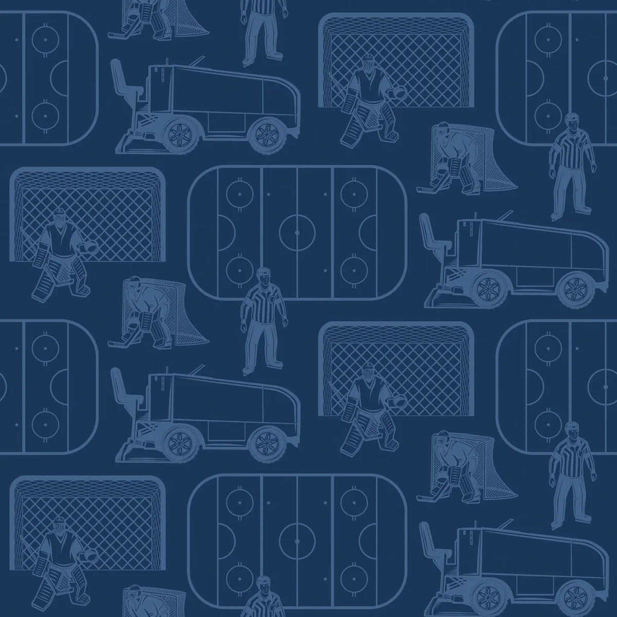 Ice Hockey 6 pc. Fat Quarter Bundle