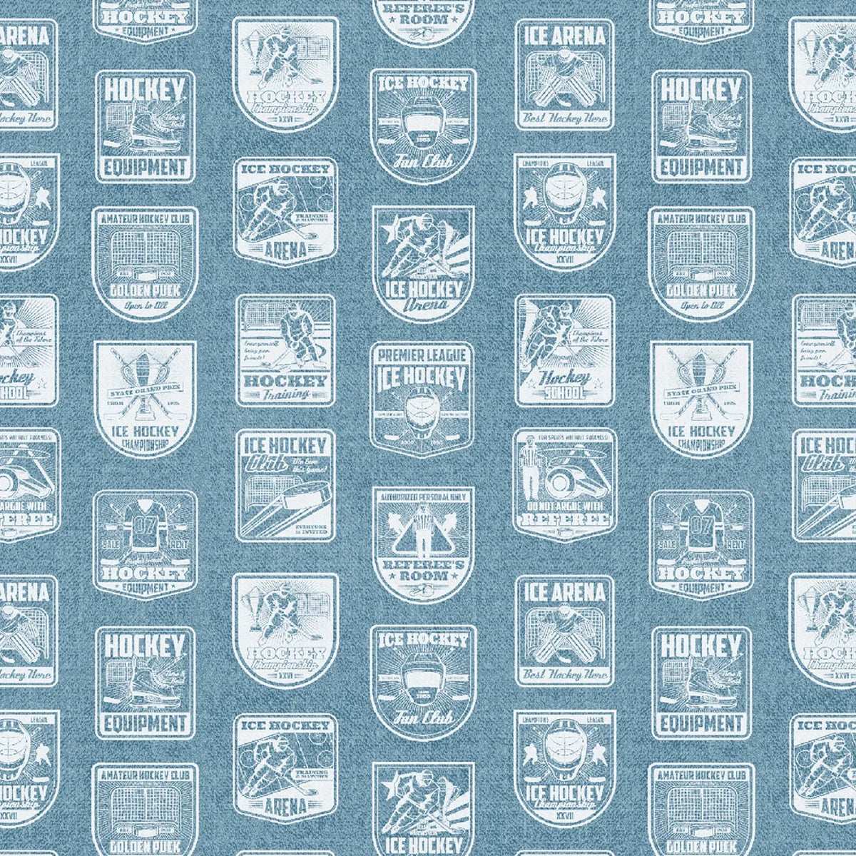 Ice Hockey 6 pc. Fat Quarter Bundle