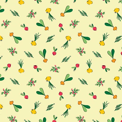 Bushel and Bloom Happy Vegetables - Pale Lime