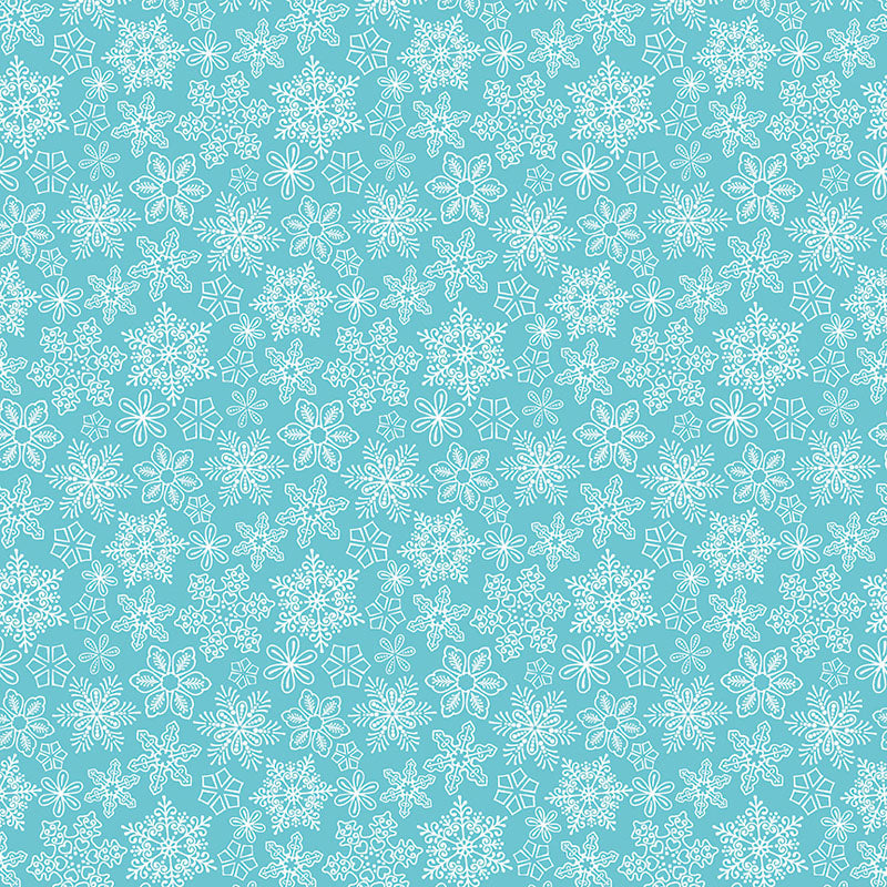 Gingerbread Lane Snowflakes - Glacier