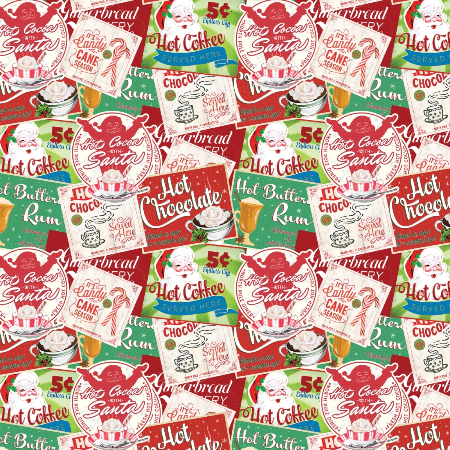 Letters to Santa Multi Vintage Labels