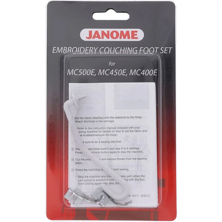 Janome Embroidery Couching Foot MC550E