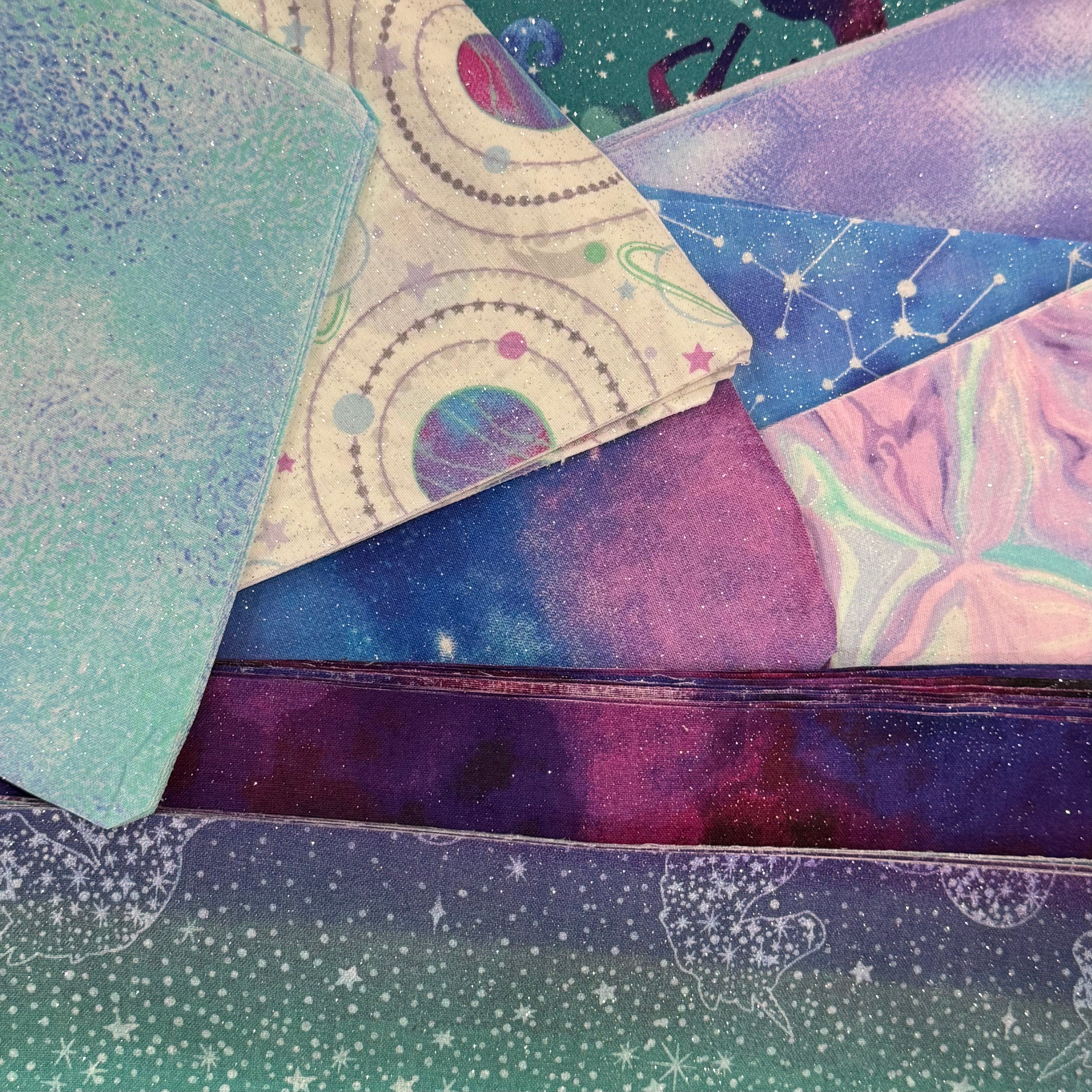 Starlight Unicorn Glitter Lap Quilt Kit