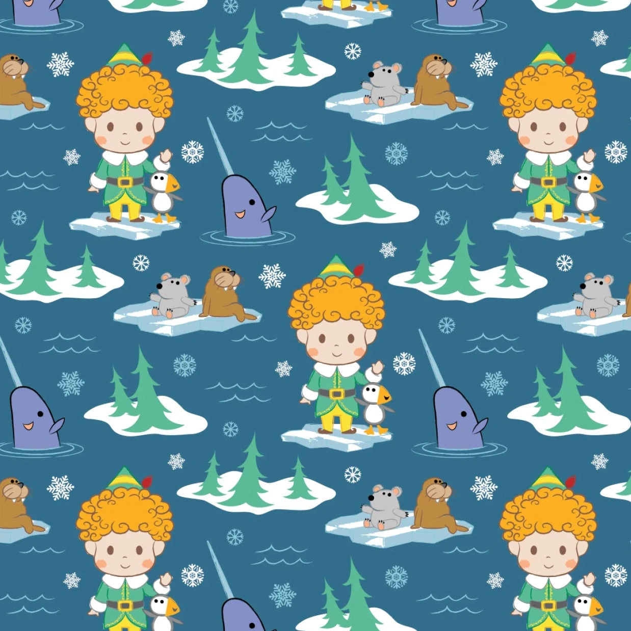 Elf Tiny Magic Holiday North Pole Friends - Blue