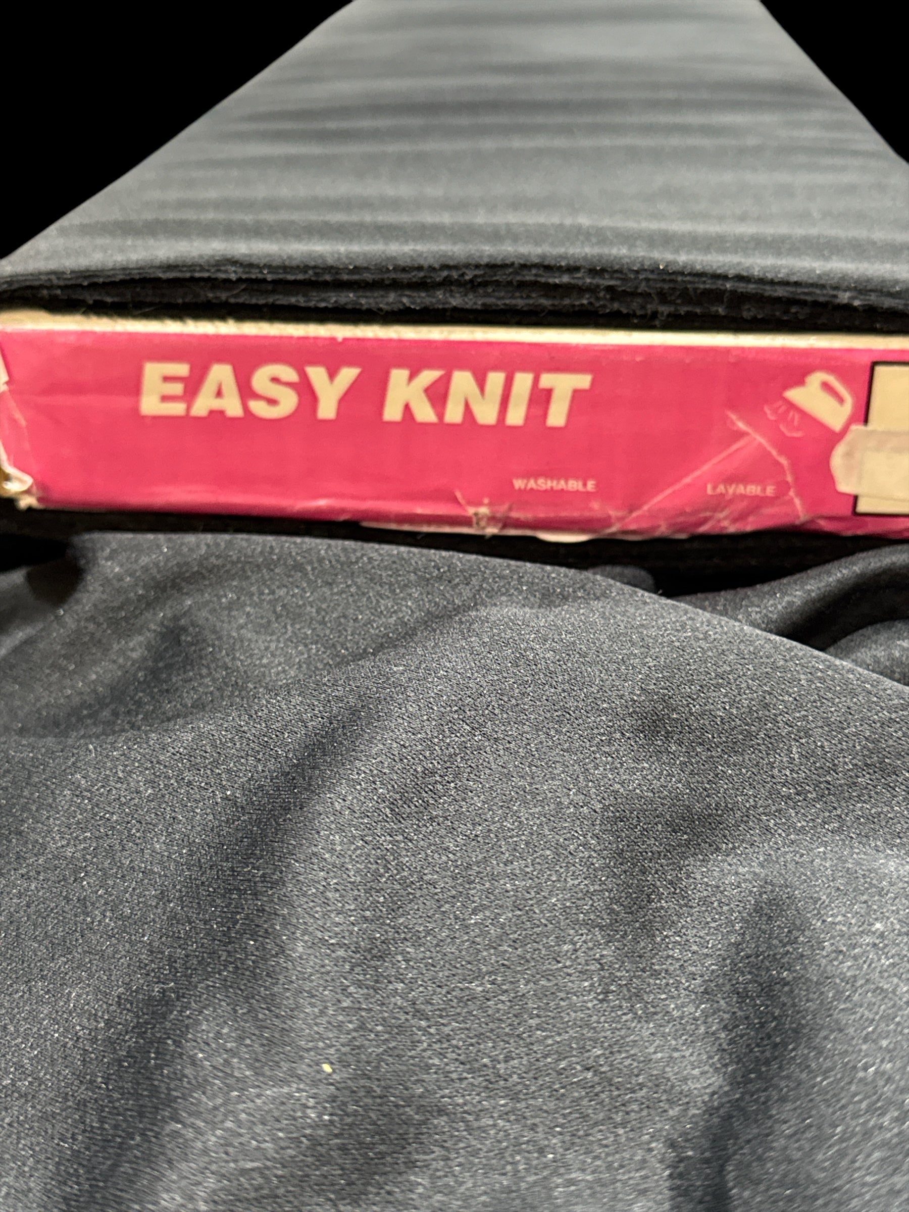 Easy Knit Stabilizer Black