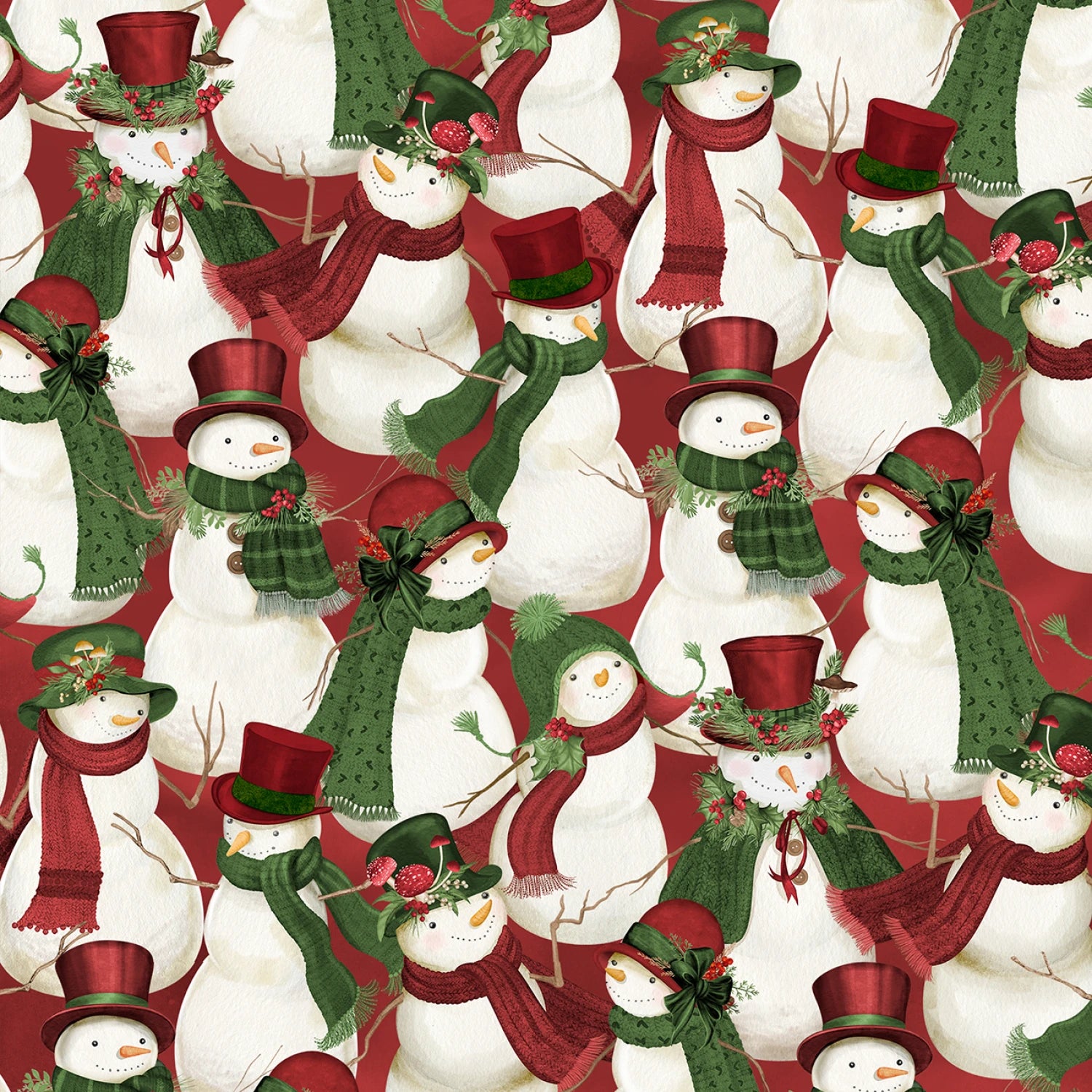Woodland Snowmen