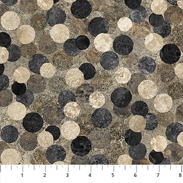 Retro Vibes Big Dots Slate/Black