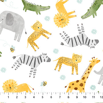 Sunny Safari Animal Toss Minky
