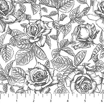Until Death Do Us Part Toile Roses