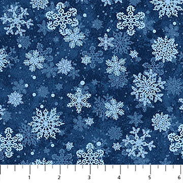 St. Nicholas Blue Snowflakes